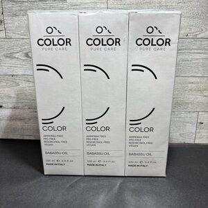 Organethic Color pure care‎ C COLOR
permanent color 3 pack sealed